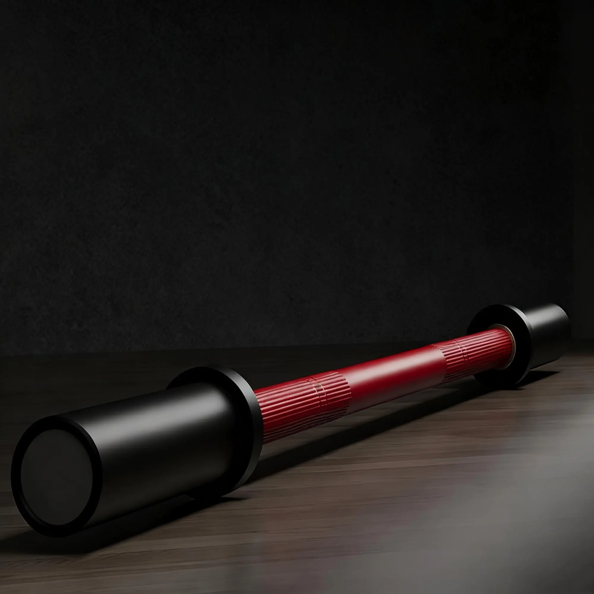 7Ft Olympic Barbell Bar - 45LB Weight Lifting Bar with 1000LB Capacity, 28Mm Grip, Hard Chrome Finish for Powerlifting & Cross Training, Fits 2" Plates for Home Gym,Red&Black