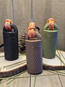 3D Printed ASA Survival Capsule | Outdoor Gear Stash Holder, Paracord Carabiner