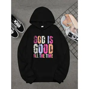 Men's Christian faith and religious expression Graphic Hoodie - Long Sleeve Pullover Regular Fit | Soft & Breathable Fabric, Durable Print, Everyday Comfort, Machine Washable, casual and modern with a spiritual theme flat lay product photography featuring