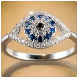 Evil eye ring