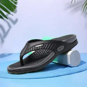 Massage Sole Men's Flip , Orthopedic Thong Sandals with Foot Massage, Comfortable Casual Summer Footwear for Teen Boys & Young Men, Perfect for Daily Wear Beach Pool Indoor Outdoor, Ultra-Soft Non-Slip EVA Flops