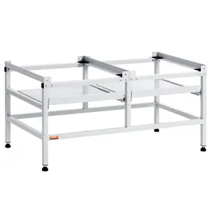 Father's Day Gift VEVOR Washing Machine Stand Pedestal 48.5x25 Inch 590LB with Double Tray Carbon Steel