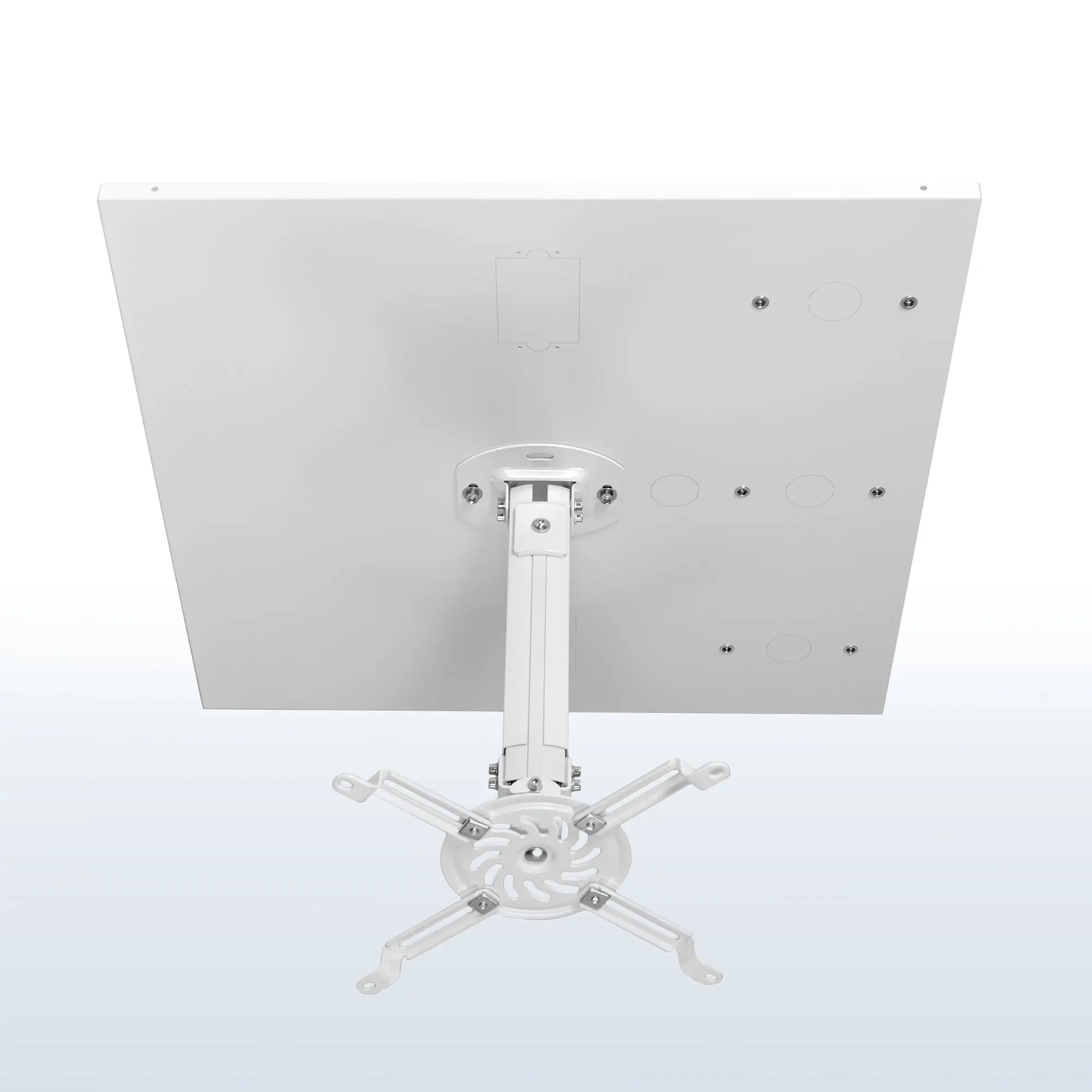 White Universal Height-Adjustable Drop Ceiling Projector Mount, Audio & Video Accessories, Universal Mount
