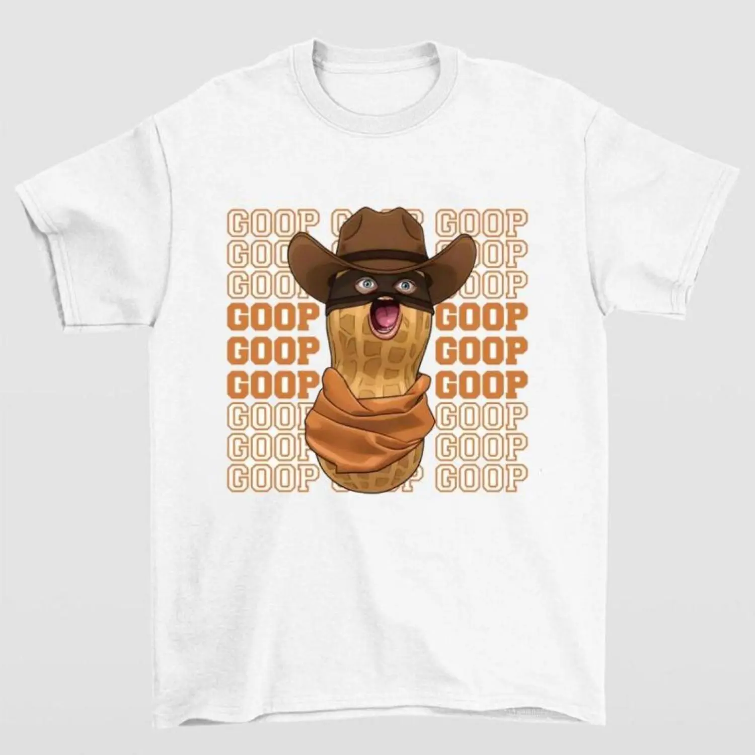 2026 Trendy Burnt Peanut Goop Meme Graphic T Shirt Unisex Streetwear Couples Romance Light Luxury High End Quality Ultimate Comfort Perfect Fit Aesthetic Sarcastic Gag Novelty Fashionable Outfit