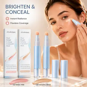 Full Coverage Waterproof Matte Concealer Stick Acne Mark Cover Sculpts the Nose 24-Hour Long-Lasting Finish Makeup for a Flawless Complexion