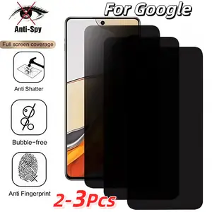 Privacy Tempered Glass Screen Protector for Google Pixel Series Cellphone, Ultra-Clear Anti-Spy Film, Easy Install & Scratch Resistant, Smartphone Accessories