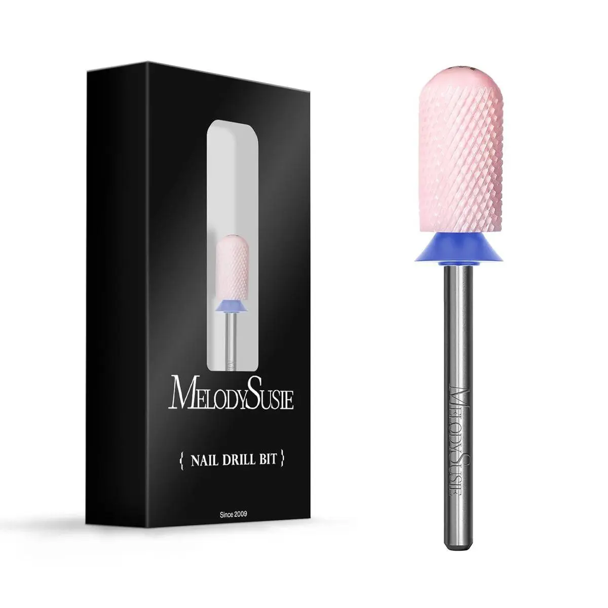 MelodySusie Ceramic Nail Drill Bit, 3/32'' Smooth Round Top Large ...