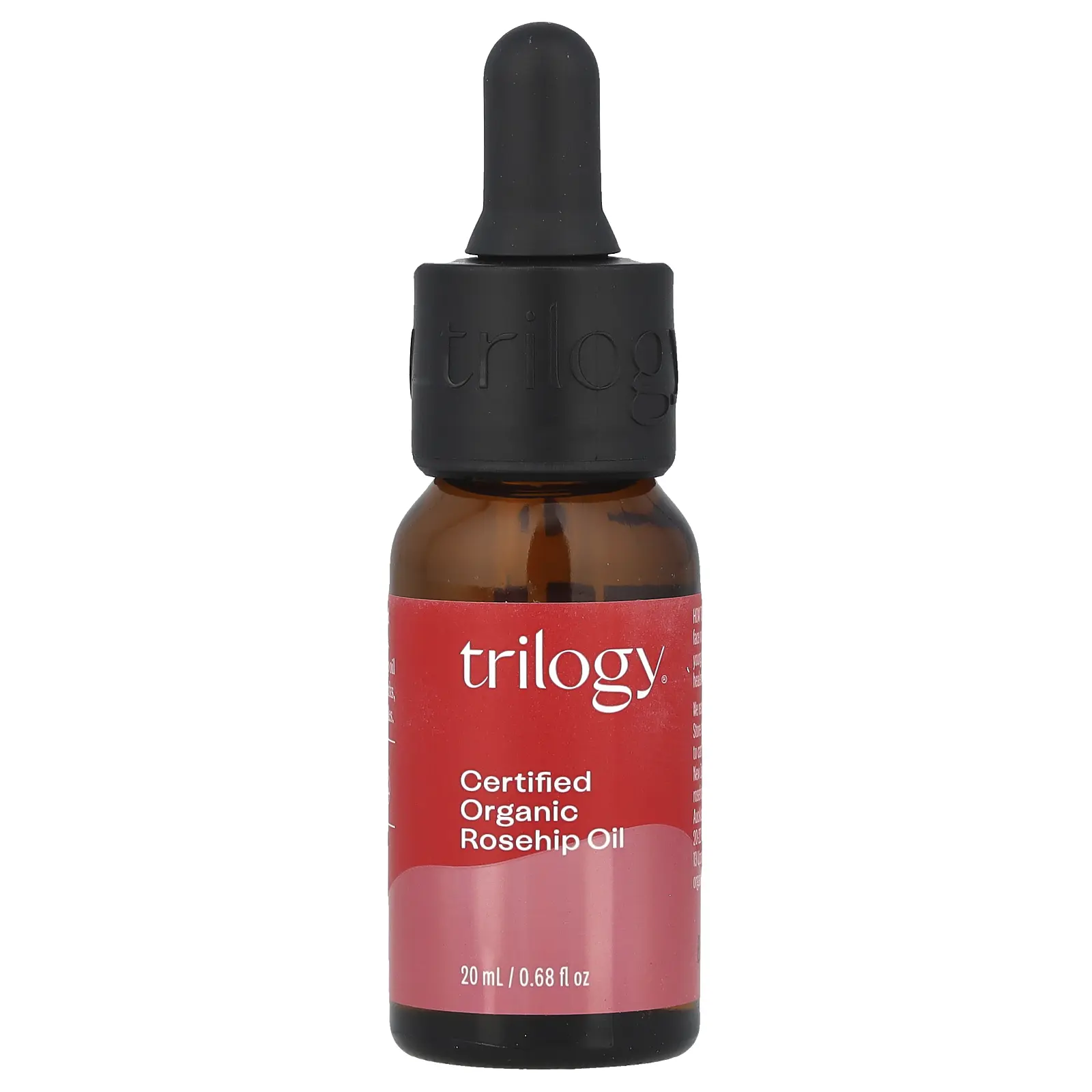Trilogy Certified Organic Rosehip Oil, 0.68 fl oz (20 ml)