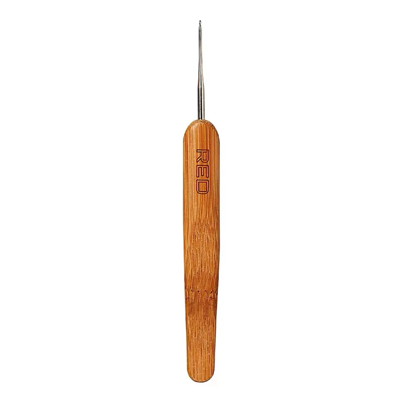 Dreadlock Crochet Hook 0.75mm Stainless Bamboo Handle