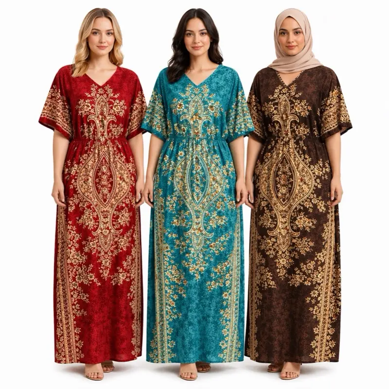 3 Moroccan Kaftans for $43.25Boho Maxi Dress Set | One Size Fits Most