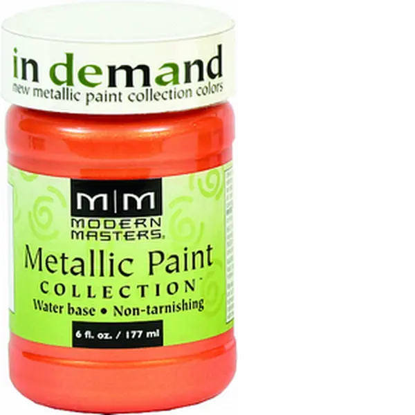 ME702 Burnt Orange Metallic Paint with Metallic Finish - 6 oz, Office & School Stationery Supply
