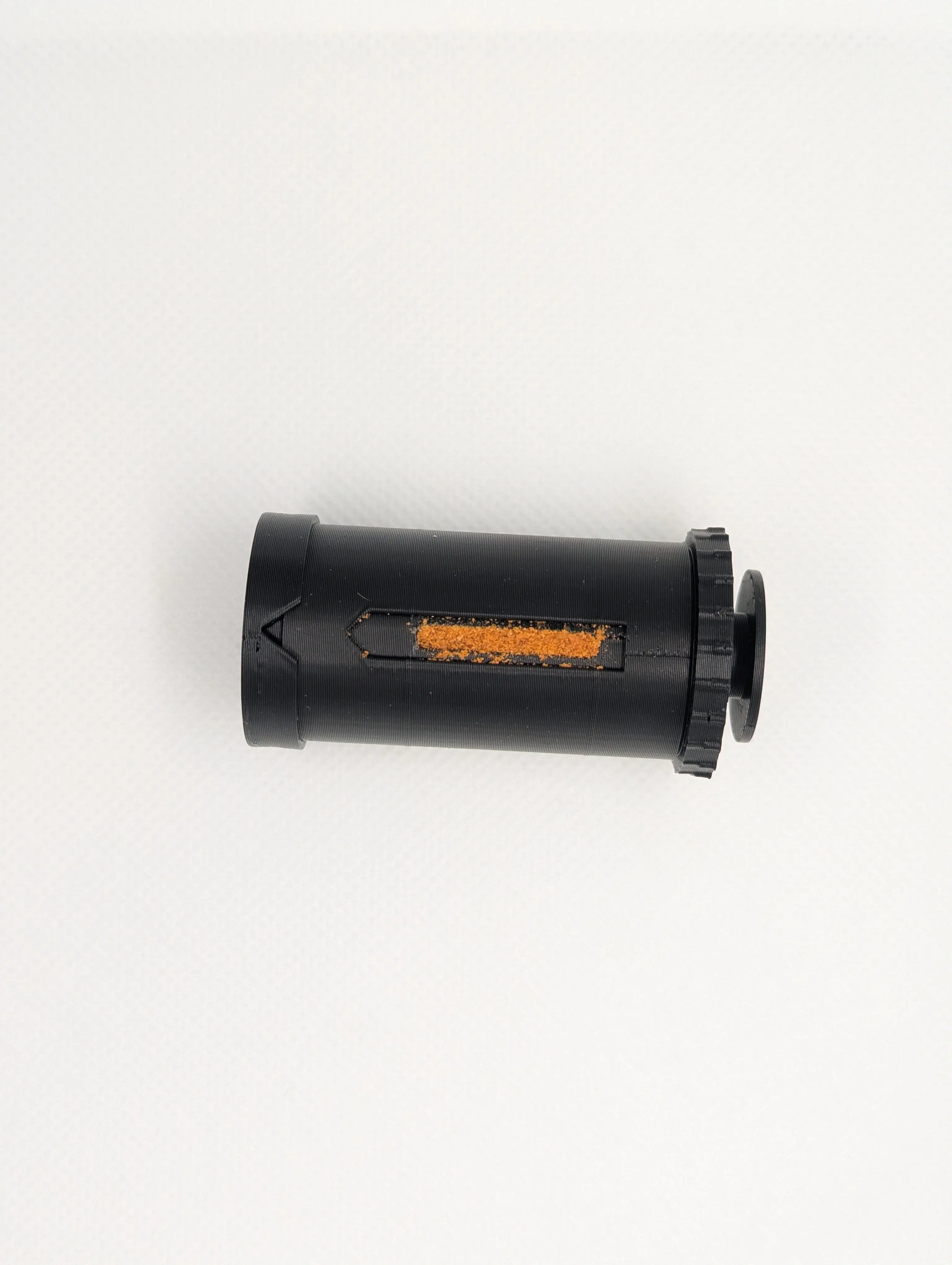 DoseMate Spin Core Black Pocket Powder Dispenser DoseMate Spin Core Black Pocket Powder Dispenser