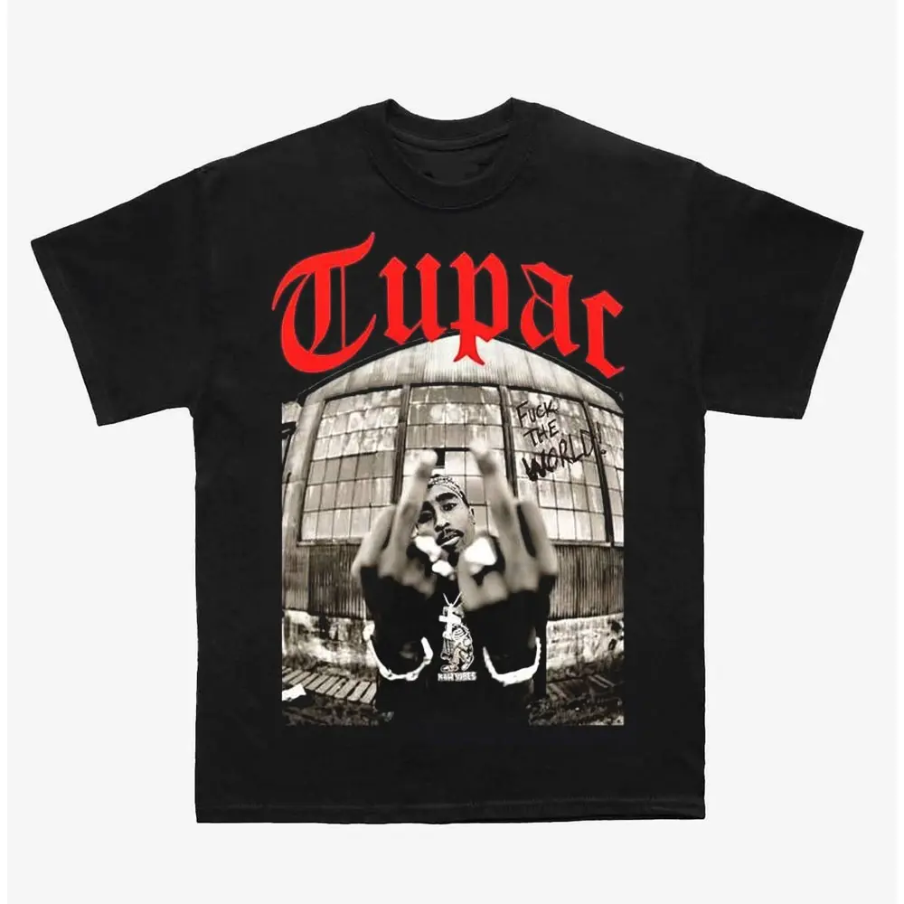 2Pac Music T-Shirt, 90s Hip Hop Fan Tee, Classic Rap Streetwear