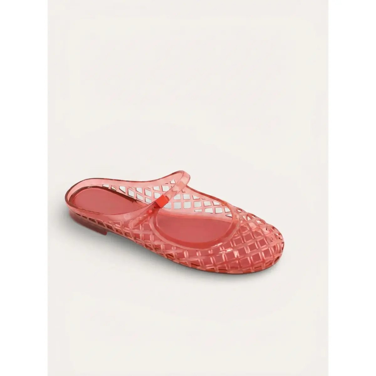 Red Jelly Flat Sandal