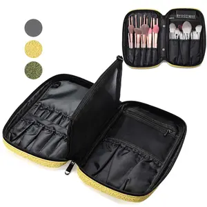 Byootique Makeup Brush Belt Pouch Organizer 17 Slots w/ Handle