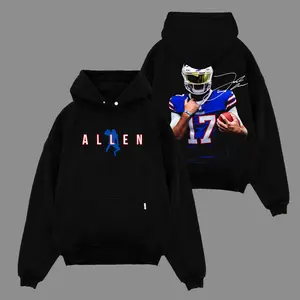 Josh Allen 17 'The Winter Soldier' For Bills Mafia Cotton Hoodie Sweatshirt T-Shirt (Made In US), Bills Football Fans Outfit, Bills Mafia Game Day Outfits, Gift For Football Fans, Football Graphic Hoodie
