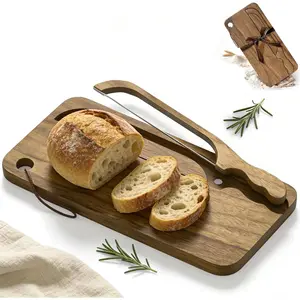 Sourdough Bread Slicer Set, 16" Bread Bow  and  Board with Crumb Tray,  Storage,  Design,  for Bagels, Homemade Bread, Ideal Baking  for Women