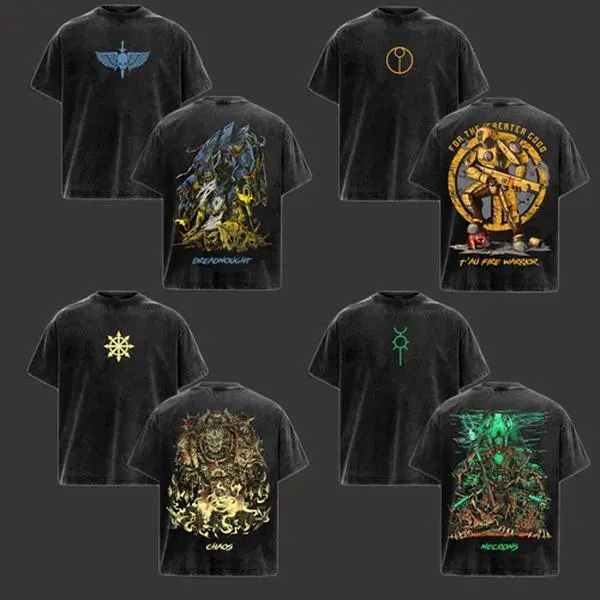 [Collection] Vintage Warhammer 40,000: Dawn of War IV T-Shirt, Retro Grimdark Sci-Fi Graphic Tee, Space Warrior Tabletop Gaming Streetwear, Warhammer 40K Fan Apparel, Gift for Men & Women, Video Game Shirt, Boy Merch Streetwear
