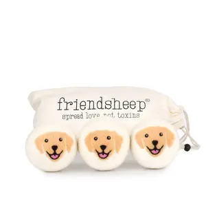 Yellow Happy Dogs - Eco Dryer Balls Laundry Yellow Happy Dogs - Eco Dryer Balls Laundry