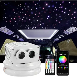 16W Twinkle 800 count Starlight Headliner Kit, 0.03in 9.8ft Dual Port Fiber Optic  Lights for  Roof Use with APP/Remote Control