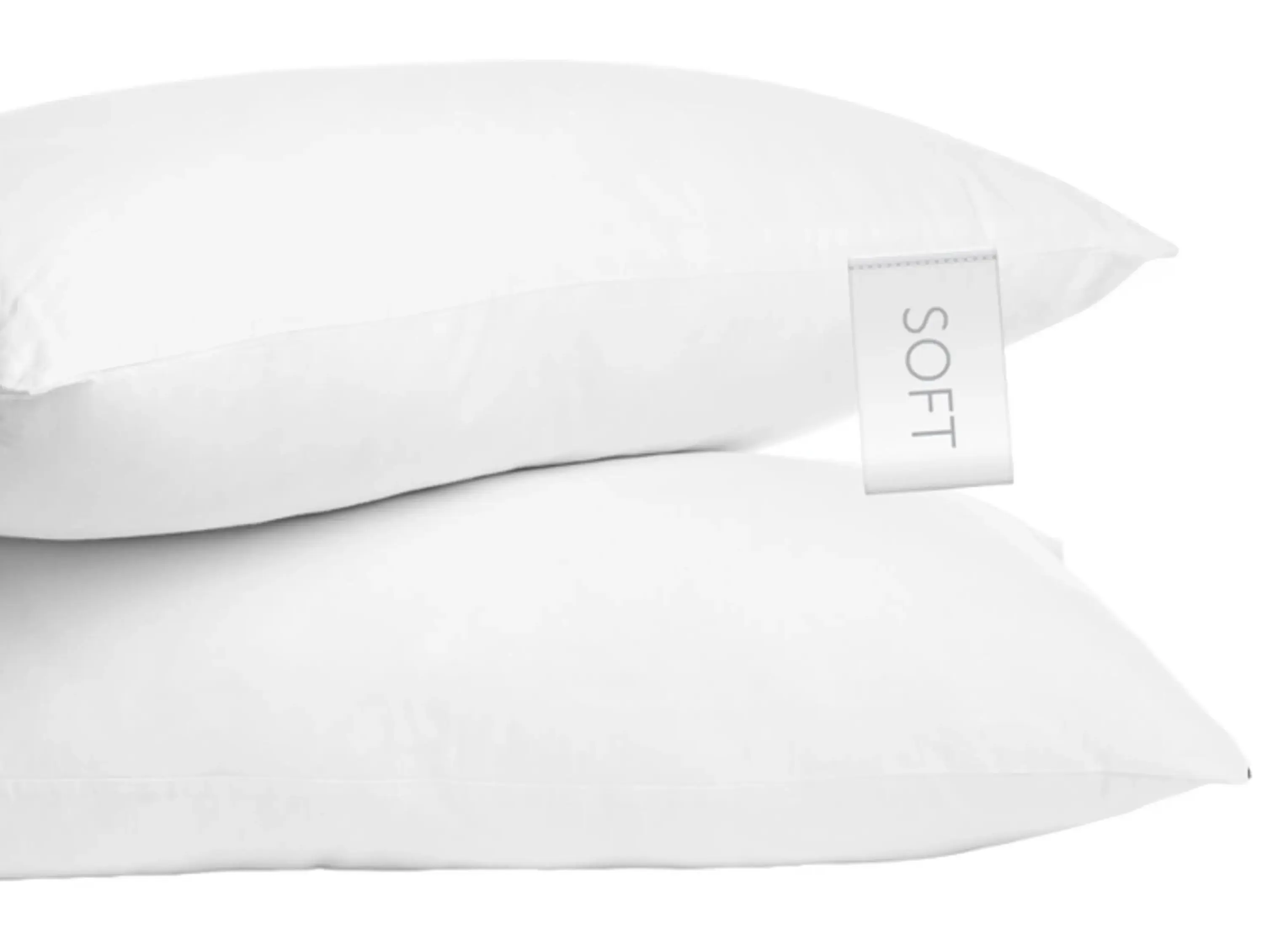 Viral Pillows Hypoallergenic Cotton Soft Pillow - Comfortable Standard Bed Pillow for Sleeping, Firm or Soft Texture Available
