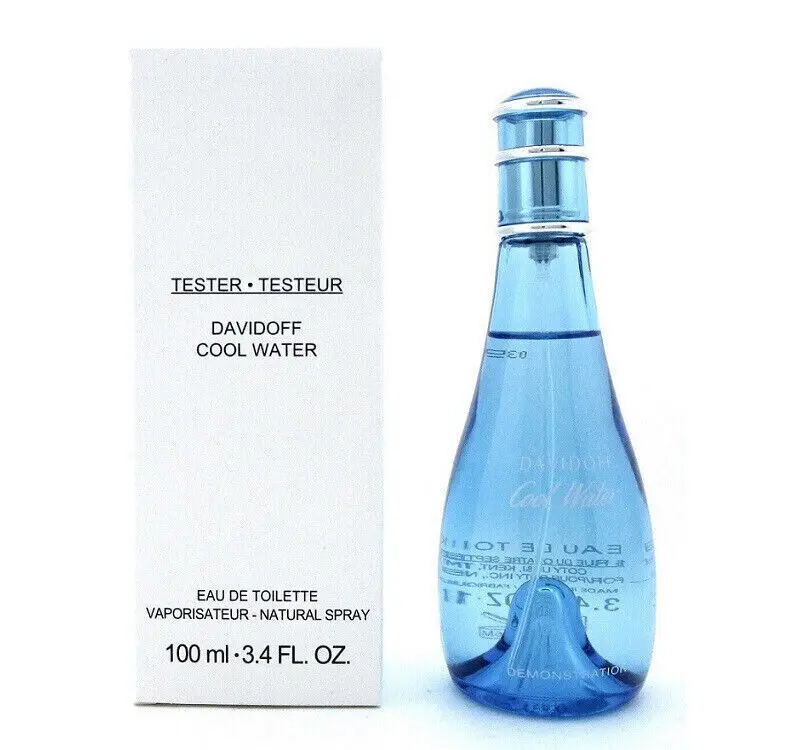 Davidoff Cool Water (Tester) 3.4 OZ Eau De Toilette for Women Natural Spray