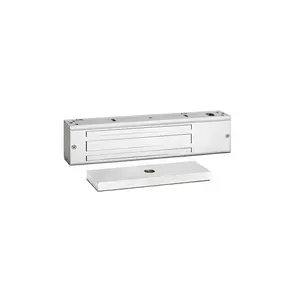 SDC - 1581VD - Single EMLock Magnetic Locks with Automatic Voltage Sensing Input and Door Position Sensor - 650 Lbs Holding Force - Satin Aluminum Clear Anodized