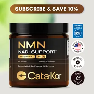Cata-Kor NMN Supplement – 1000 mg | Quercetin | TMG | Resveratrol Complex – Supports Cellular Energy & NAD+ Levels - Vitamin Dietary Supplement Healthcare Cata-Kor NMN Supplement – 1000 mg | Quercetin | TMG | Resveratrol Complex – Supports Cellular Energy & NAD+ Levels - Vitamin Dietary Supplement Healthcare