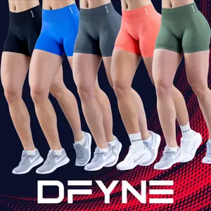 Dfyne Impact Shorts - Seamless Design with Soft Feel, High Stretch Fabric, Subtle Glute Contour