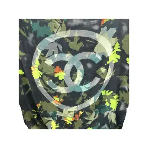 Pre-owned CHANEL Cashmere Small Leather Goods Large Scarf