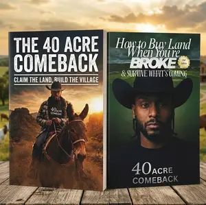 Land Ownership Book Bundle: The 40 Acre Comeback, How To Buy Land When You're Broke, and Survive What's Coming (2nd Edition)