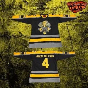 Gold Milenko Hockey Jersey, All Over Print Hockey Shirt for Men and Women, Gift for ICP Juggalo Fan