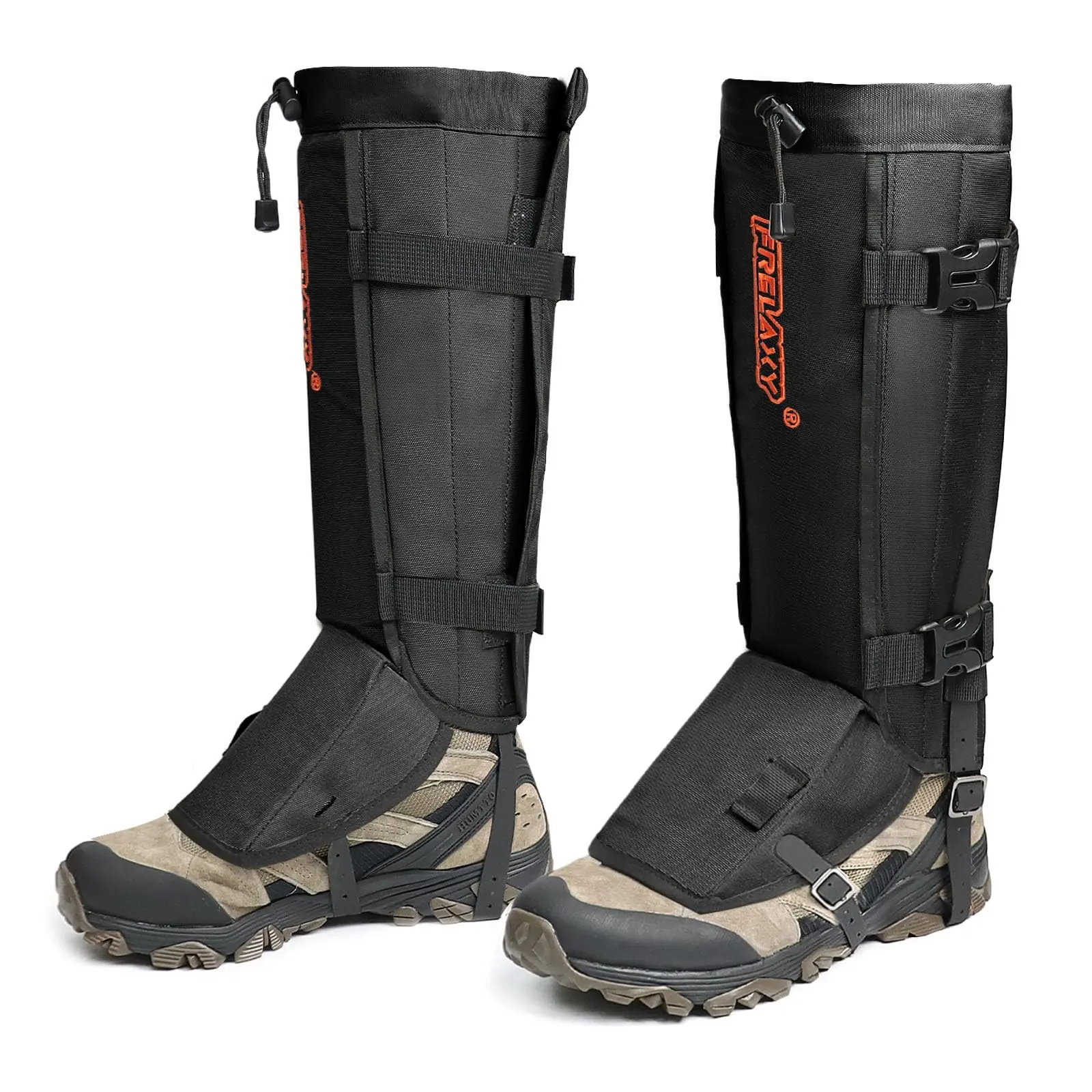 Frelaxy Snake Gaiters Waterproof Snake Guard Chaps Snake Bite Protection for Lower Legs Adjustable Snake Proof Gaiters for Hunting/Outdoor Working Fit for Men & Women