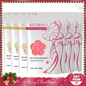 KOTAMU Wax Beads, 6 Packs Waxing Beads for Hair Removal-Facial Bikini Brazilian Leg SensitiveSkin Full Body christmas haul 2024 Comfort Cosmetic Cream Smooth