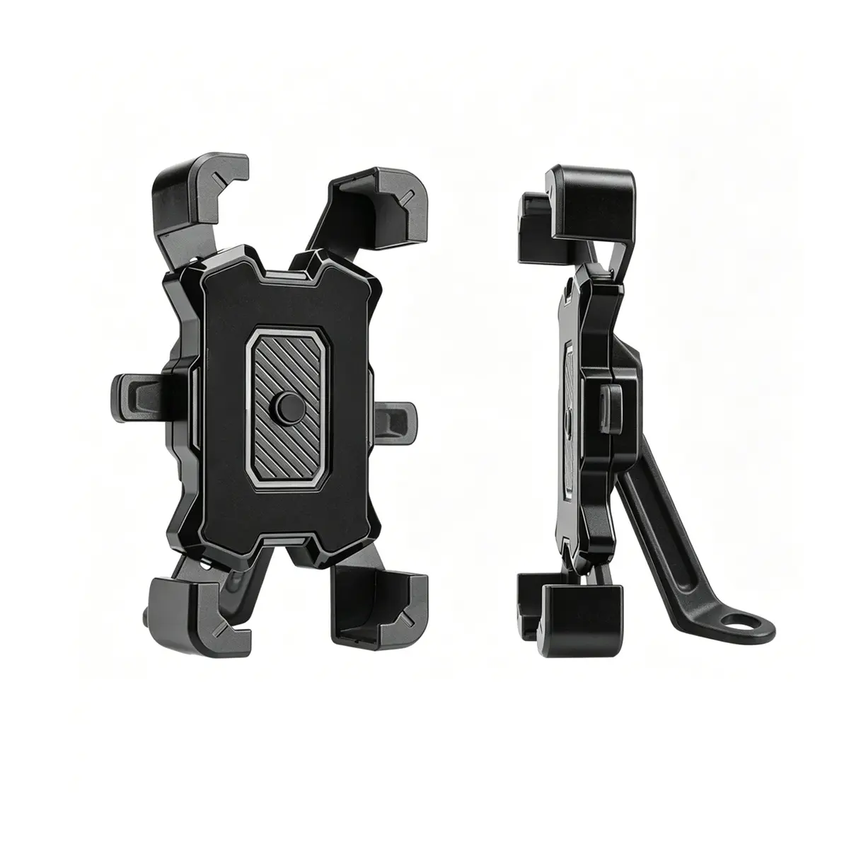 Motorcycle Phone Holder Mount, Quick Release Bike Phone Mount Handlebar Clamp, 360° Rotatable Bike Phone Holder