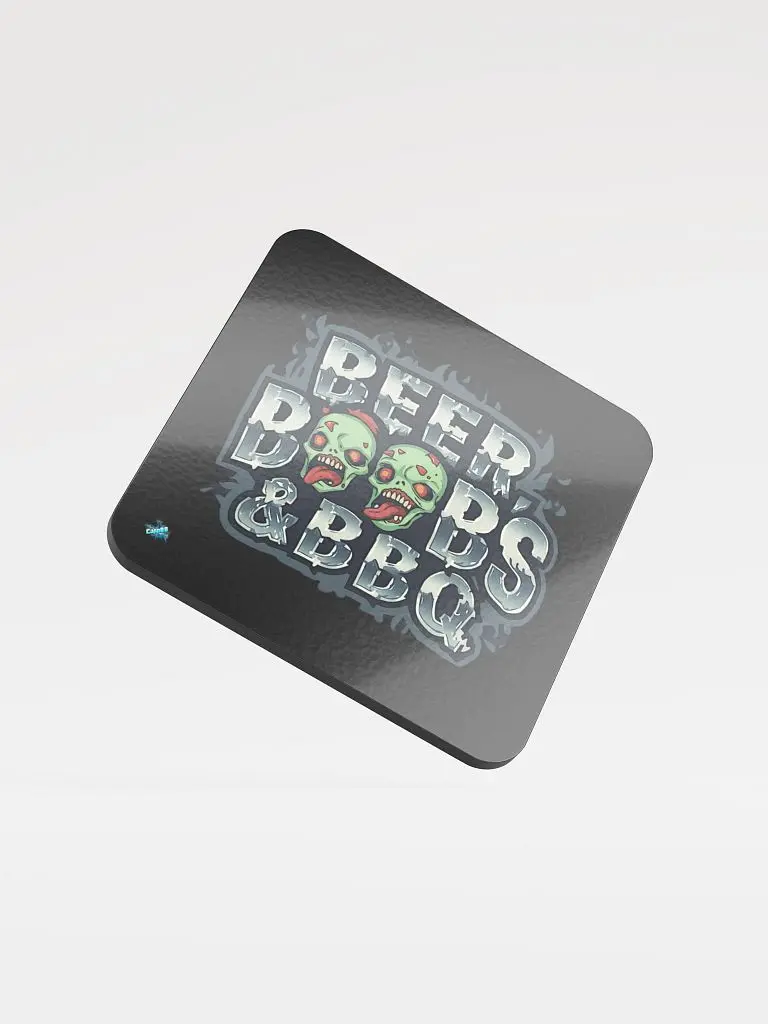 Beer, Boobs &amp; BBQ Coaster