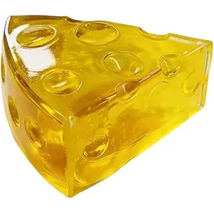 Squishy Honey Cheese Square Fidgets Toys Super Soft Mochi Cheese Squeeze Toy Funny Anti-stress Sensory Toy for Adults Gifts for All Ages