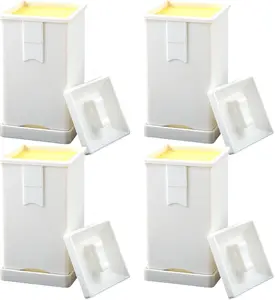 4 Pack Plastic Butter Spreader Corn Cob with Cover Butter Spreader for Corn, Bread & Cooking for Even Spread on Toast, Pancakes, Waffles & Grilling