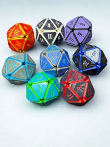 3D Printed Squishy D20 Fidget Dice, Anxiety Squishies, Pocket Stress Relief Toy for Focus Enhancement