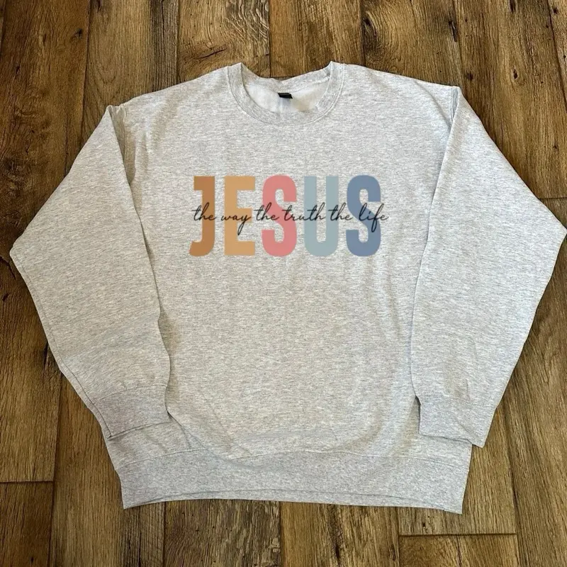 Jesus the Way the Truth the Life Crewneck Sweater