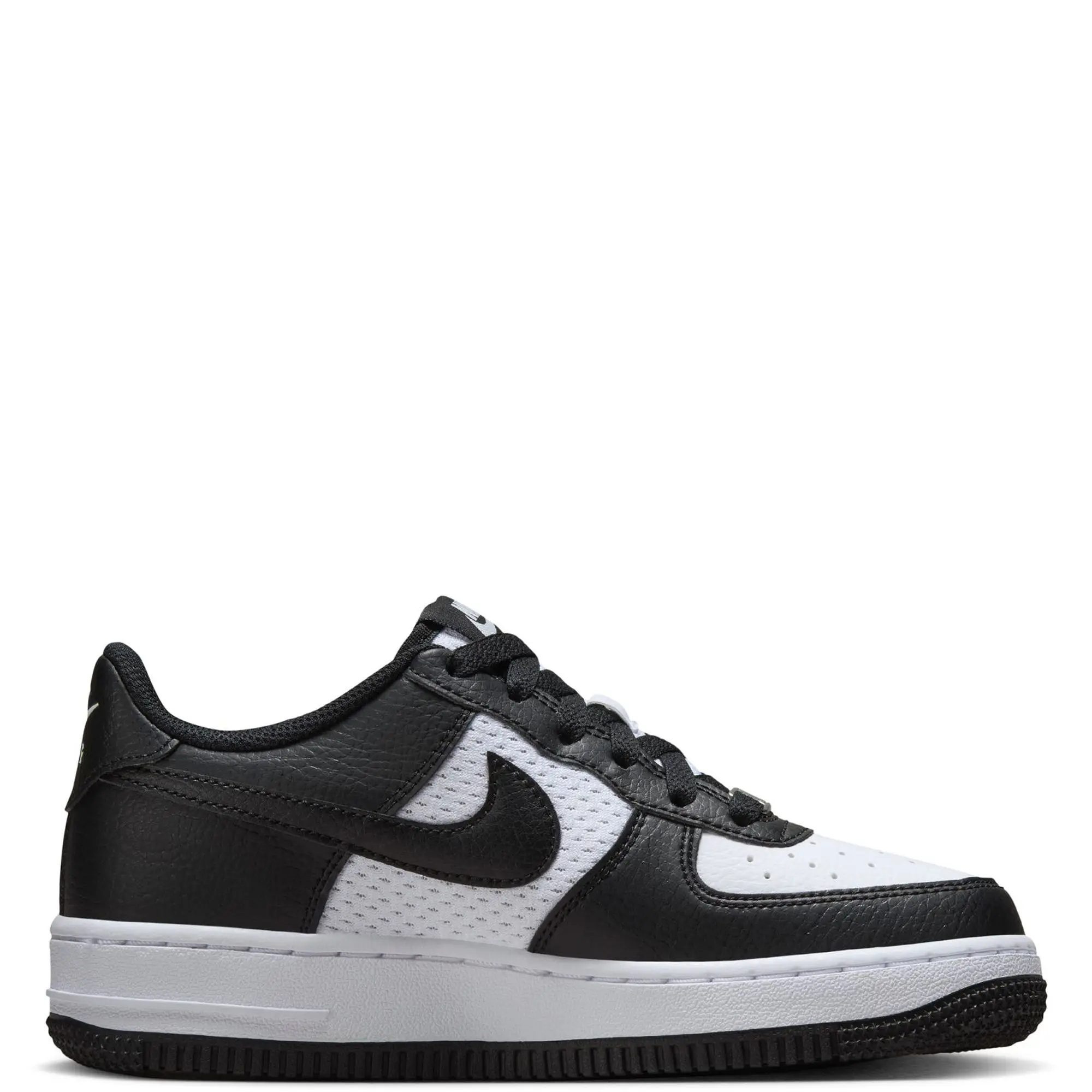 Youth Nike Air Force 1 Black/Black-White (HJ9201 001) (GS)