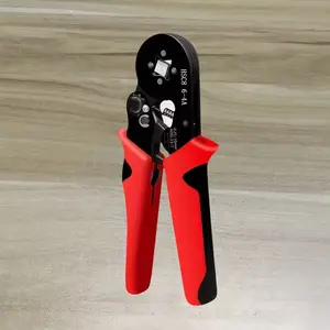 1pc Industrial Crimping Pliers, HSC8 6-4 Tube Type Crimper Tool for 0.25-10mm² Self-adjusting Ratchet Wire Crimping Pliers Manual Hand Tool Construction Tools