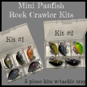 Mini Rock Crawler Crank Bait Kits -Pan Fish