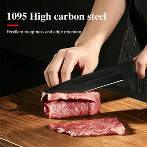 Kitchen Knife,Chef Knife,Meat Cleaver,High Quality Steel,With Sheath,Non-Slip Handle,Camping & BBQ,Kitchen Gift