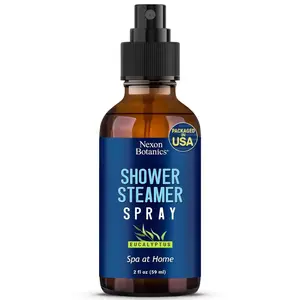 Eucalyptus Shower Steamer Spray – 2 fl oz |     Aromatherapy Mist for Shower, Sauna & Spa |     Essential Oil Room Spray