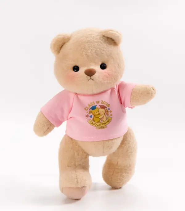 Getahug Class of 2026 Graduation Stuffed Teddy Bear - 12in Standing, 7.5in Width, 9in Sitting, Handmade Jointed Fluffy, 1 Gift Box, Hand Wash, Boxed Collectible Toys and Plushies, Ideal Graduate Gift (Not Suitable for Kids Under 6), 12 Inches