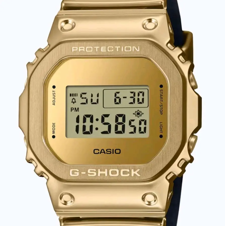 GM565600yMG-9 New G Shock gold silicon band 5600 series men' s latest watch