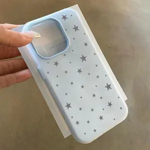 Adorable Star Candy Color Phone Case For Xiaomi Redmi 14C 13 13C 12 Note 15 14 Pro 13 12 Pro Plus 11S 4G 5G 2 IN1 Soft Cover