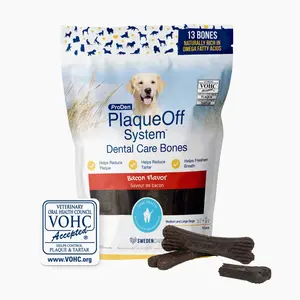 ProDen PlaqueOff Dental Care Bones - Bacon Flavor