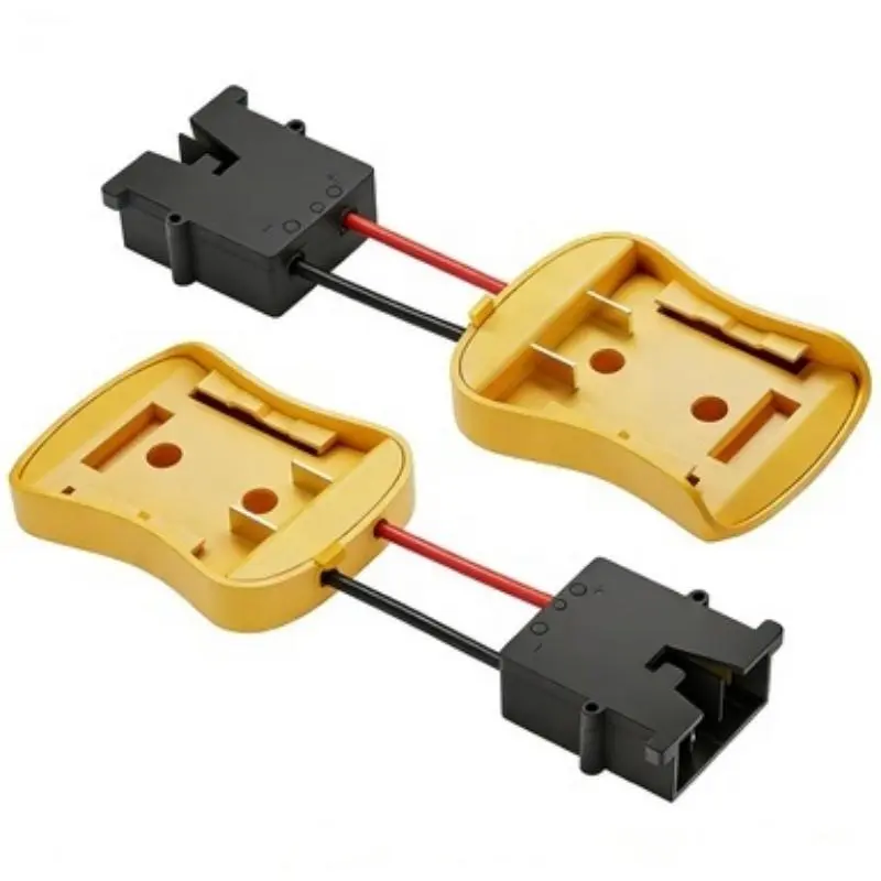 2-Pack Dewalt 20V Battery to Power Wheels Adapter Kit with Fuse, 12AWG Wire, Extensive Compatibility for DIY RC Cars, Stable Power Converter for Ride-On Toy Mods, 20 V